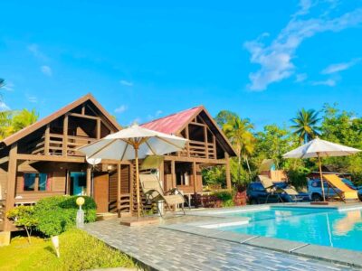 Bungalow familial cosy tout équipé avec piscine - B3