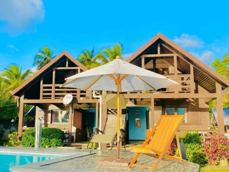 Bungalow familial cosy tout équipé avec piscine - B2