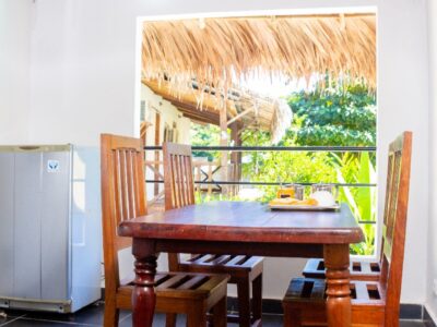 Villa offrant une vue imprenable sur la piscine à Nosy Be