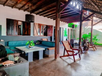Villa offrant une vue imprenable sur la piscine à Nosy Be