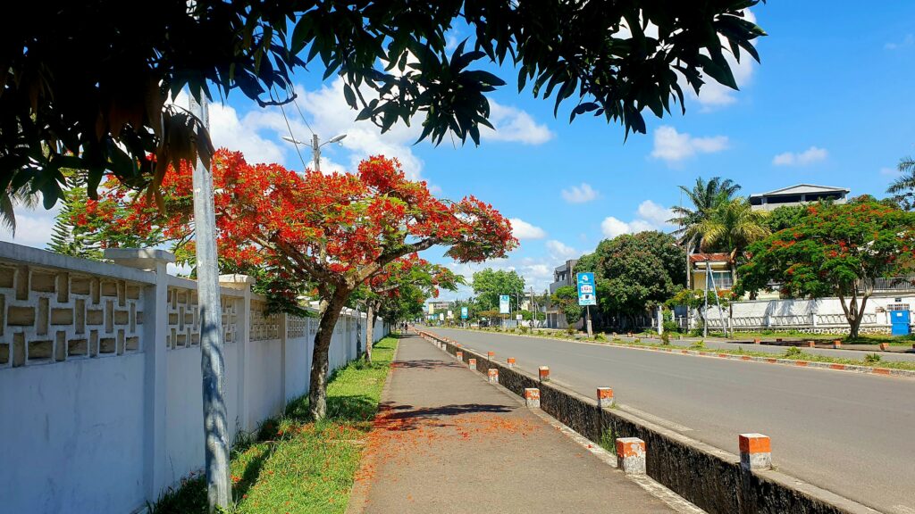 Boulevard Labourdonnais à Tamatave